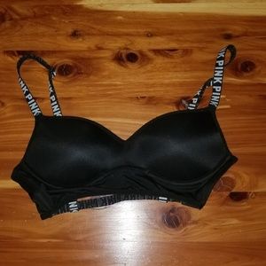 PINK push up sports bra